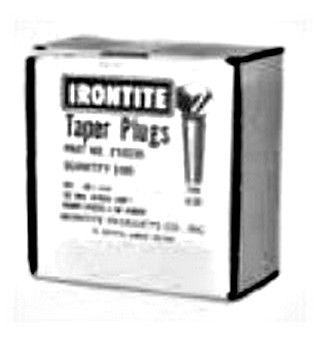 B-1 Automotive Ductile Iron Plugs, Box Of 50 — Irontite Products Inc.